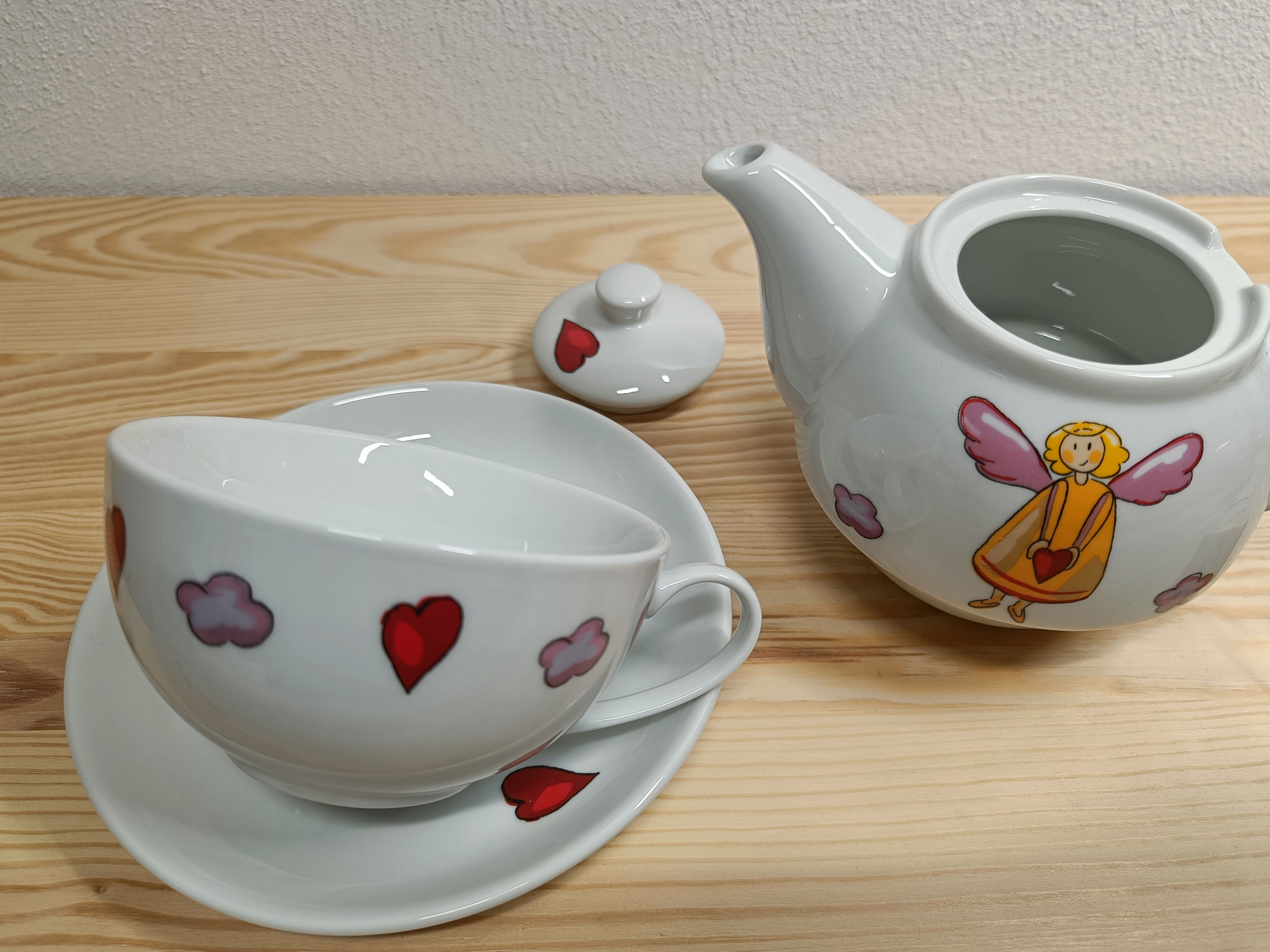 Tea for one Set "Schutzengel"