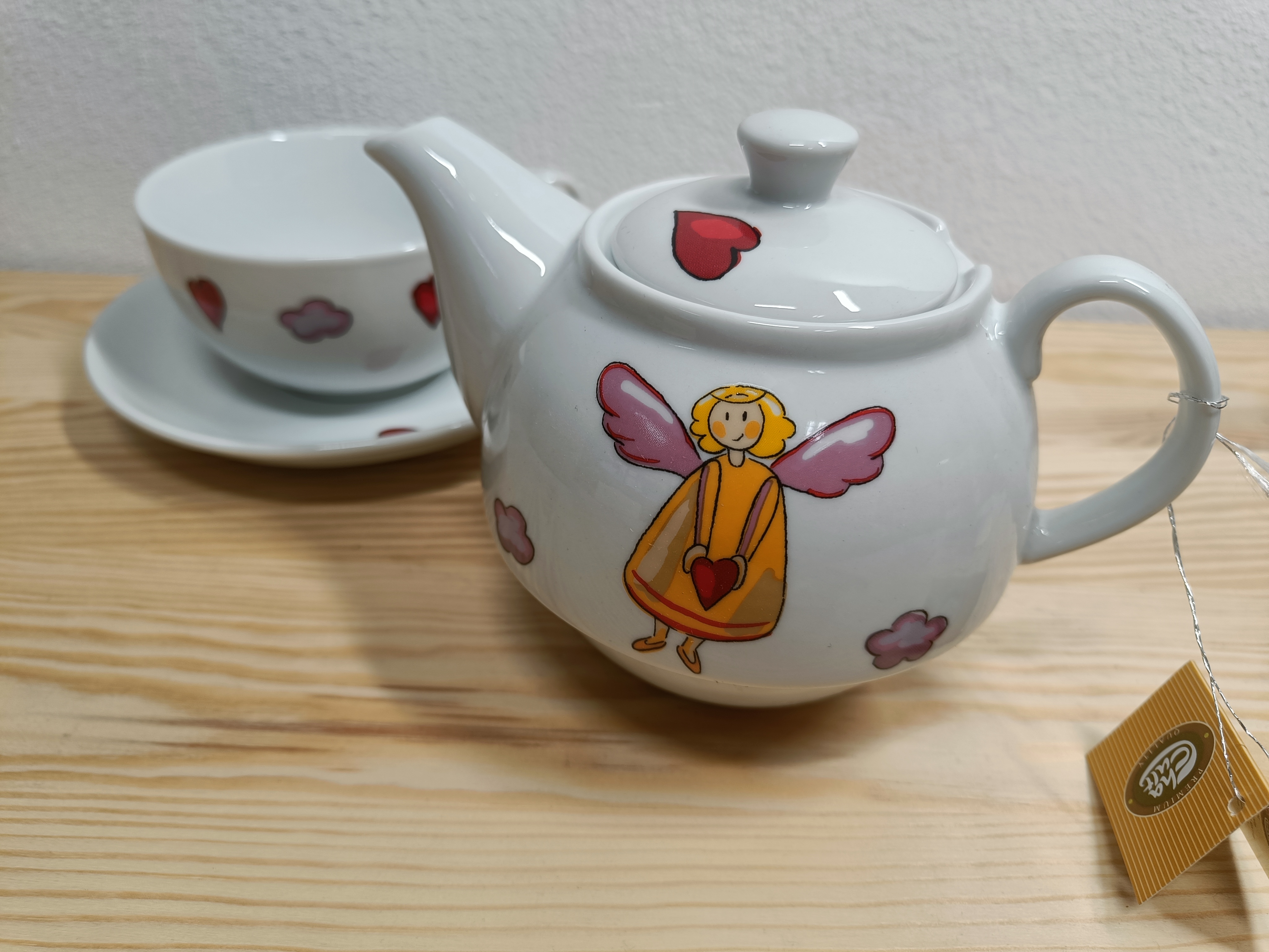 Tea for one Set "Schutzengel"